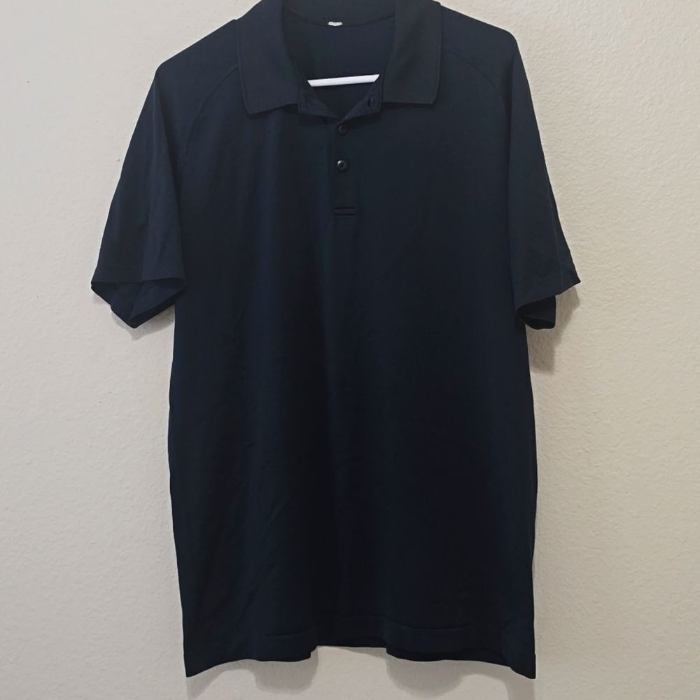 Lululemon Mens Polo Shirt - Dark Navy S  (Missing)‎